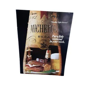 1981 Michelob Beer Weekend In Your Week Original Print Ad Vintage